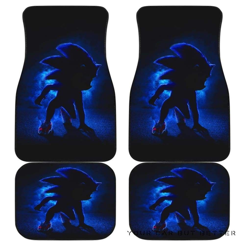 Sonic The Hedgehog 2020 Car Floor Mats Personalized Car Seat Floor Mat Custom Print