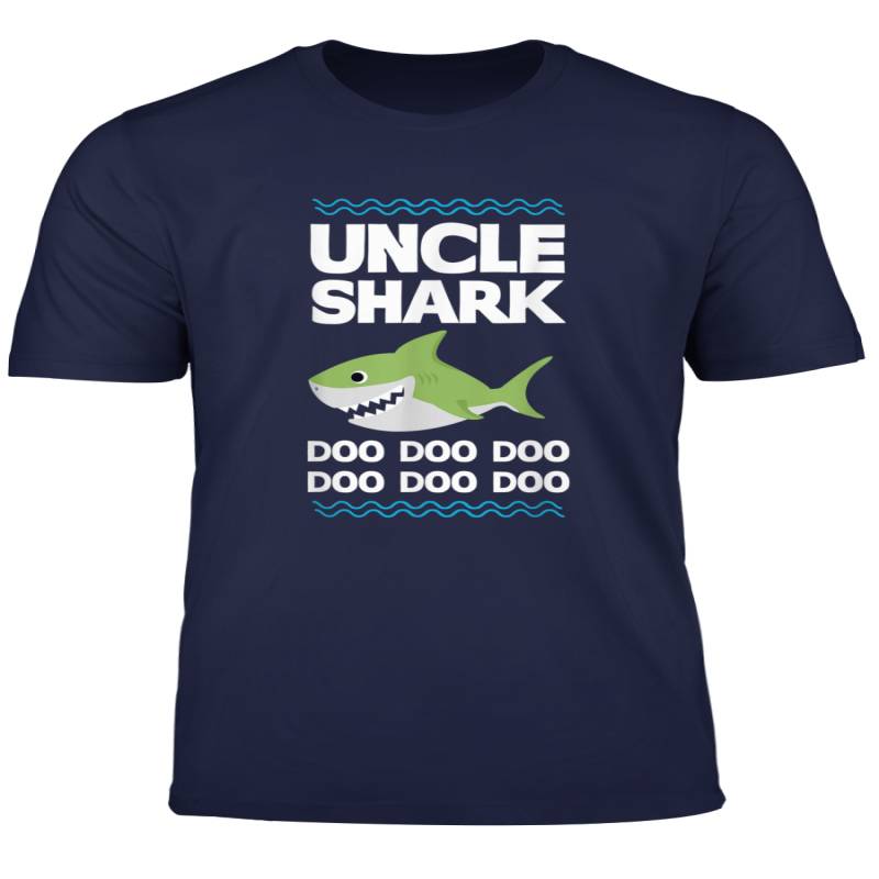 Uncle Shark T Shirt Doo Doo Mummy Auntie Daddy Baby Tee