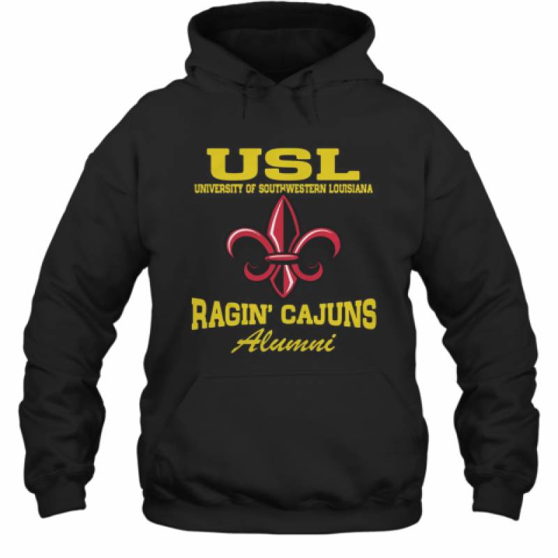 USL University Of Southwestern Louisiana Ragin' Cajuns Alumni Hoodie