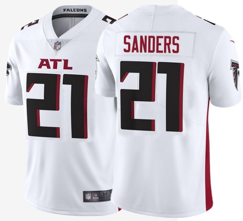 Atlanta Falcons Deion Sanders #21 NFL 2020 White Jersey