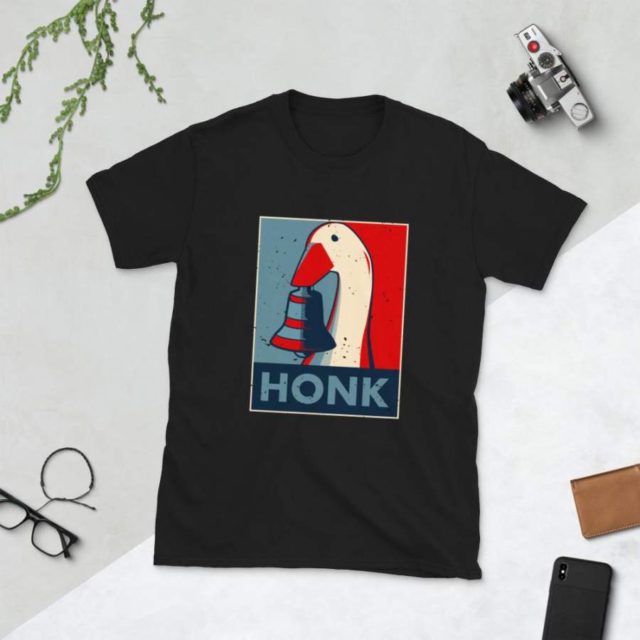 Honk Untitled Goose Take Bell T-Shirt Untitled Goose Hope Poster Art Shirt Video Game Shirt Gamer Nerd Shirt S-3XL Plus Size Unisex T-Shirt