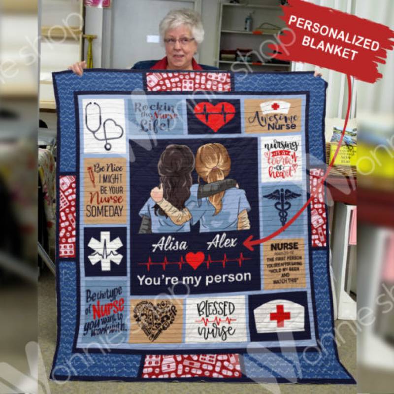 Personalized Nurse Blanket OCT1803 82O33