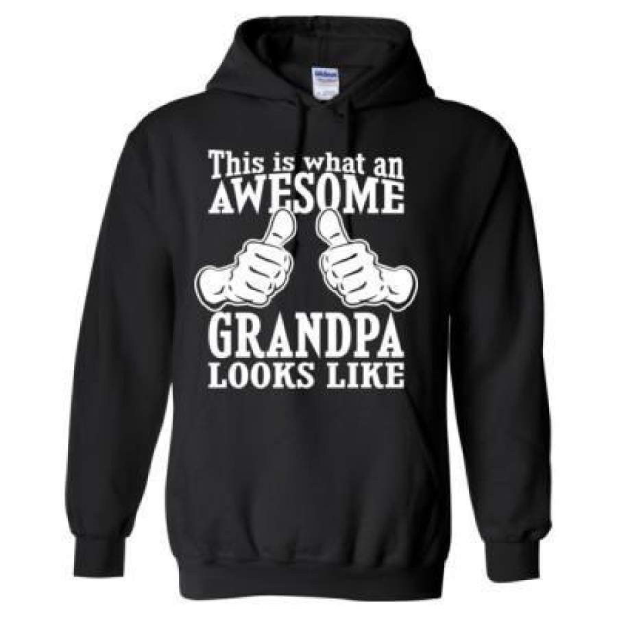 AGR This Is What An Awesome Grandpa Looks Like – Heavy Blend™ Hooded Sweatshirt