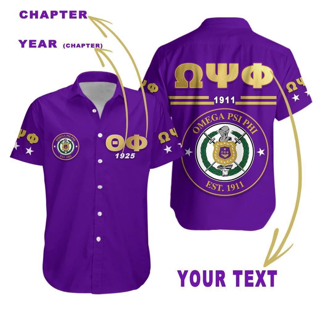 Africa Zone Shirt – Personalized Omega Psi Phi Short Sleeve Shirt Simple J5