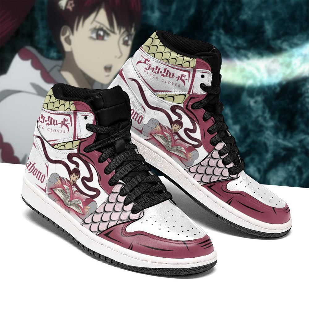 Black Clover Kahono Black Clover Anime Air Jordan Shoes Sport Sneakers
