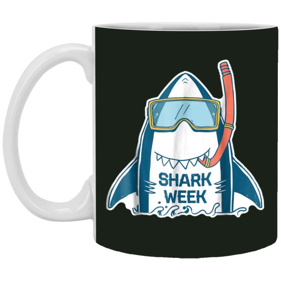 Week of The Shark Mug   New 2018 Novelty Graphic Mug