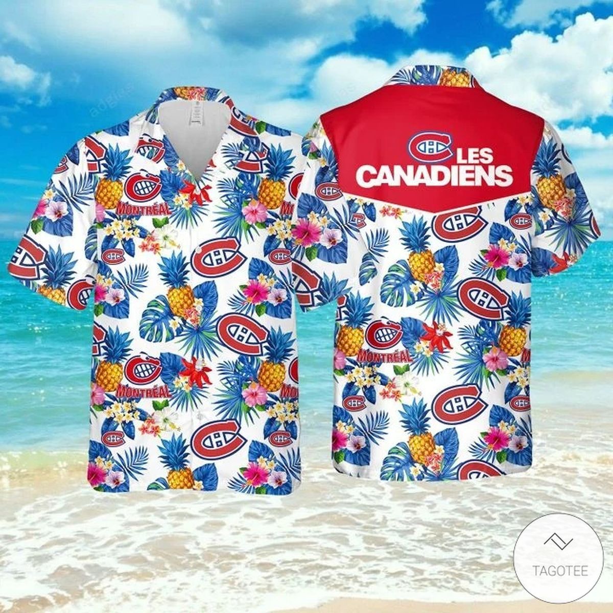 Montreal Canadiens Team Hawaiian Shirt Design