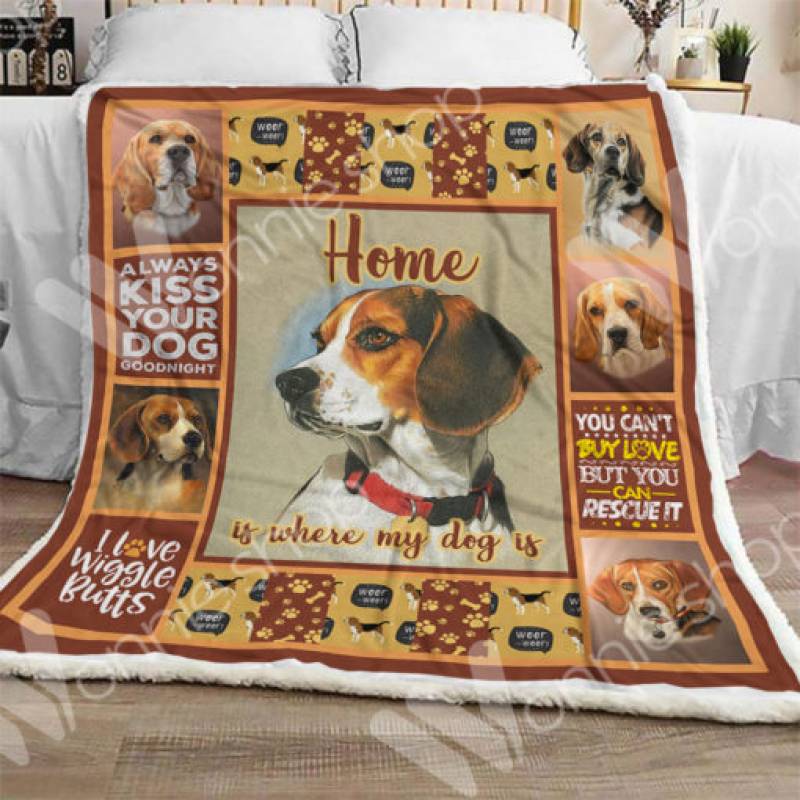 Beagle Dog Sherpa Blanket OCT1602 69O31