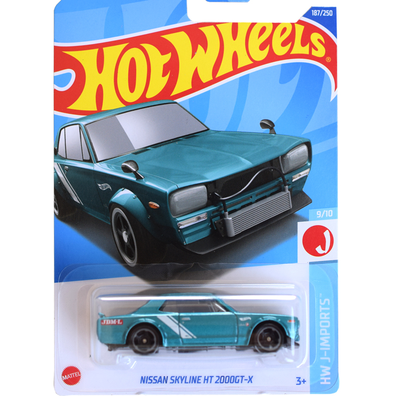 2022-187 Hot Wheels Cars NISSAN SKYLINE HT 2000 GT-X 1/64 Metal Diecast Model Collection Toy Vehicles alx