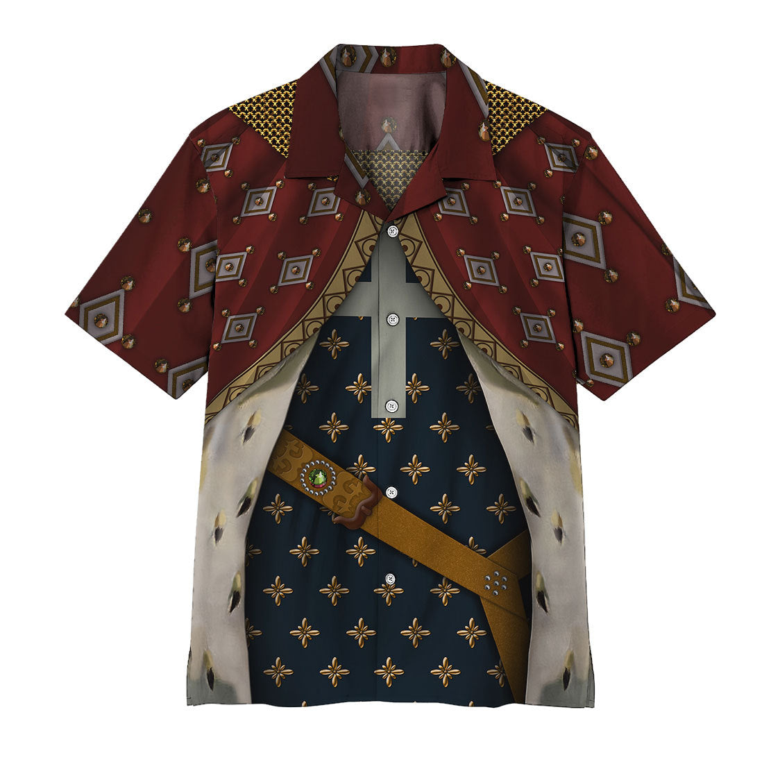 Gearhumans Custom Richard I Of England Hawaiian Shirt Ha110795