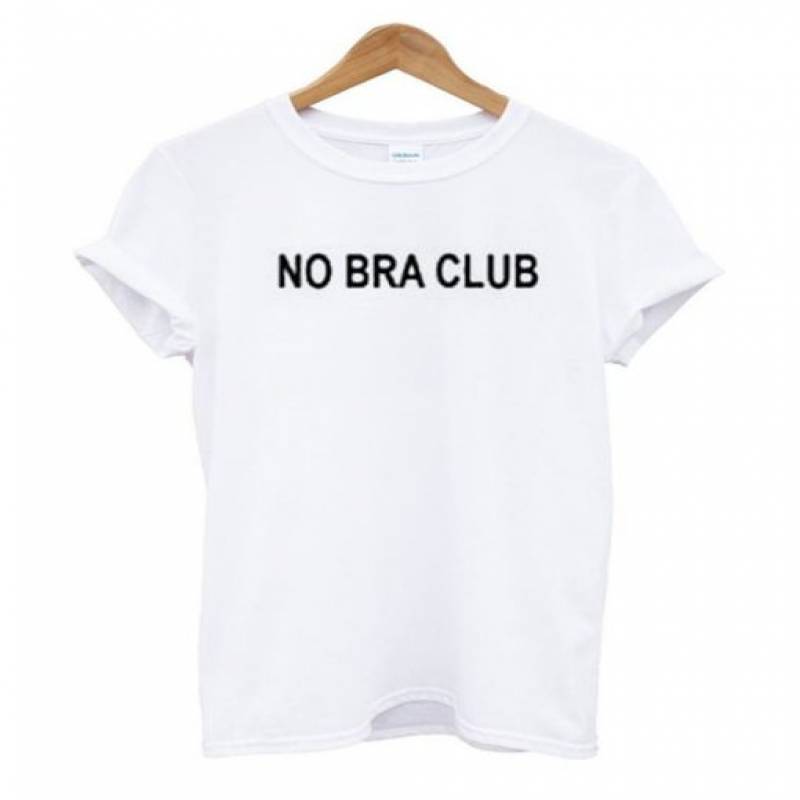 No bra club t-shirt