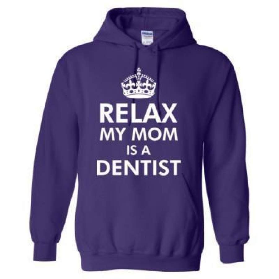 AGR Relax My Mom Is A Dentist – Heavy Blend™ Hooded Sweatshirt