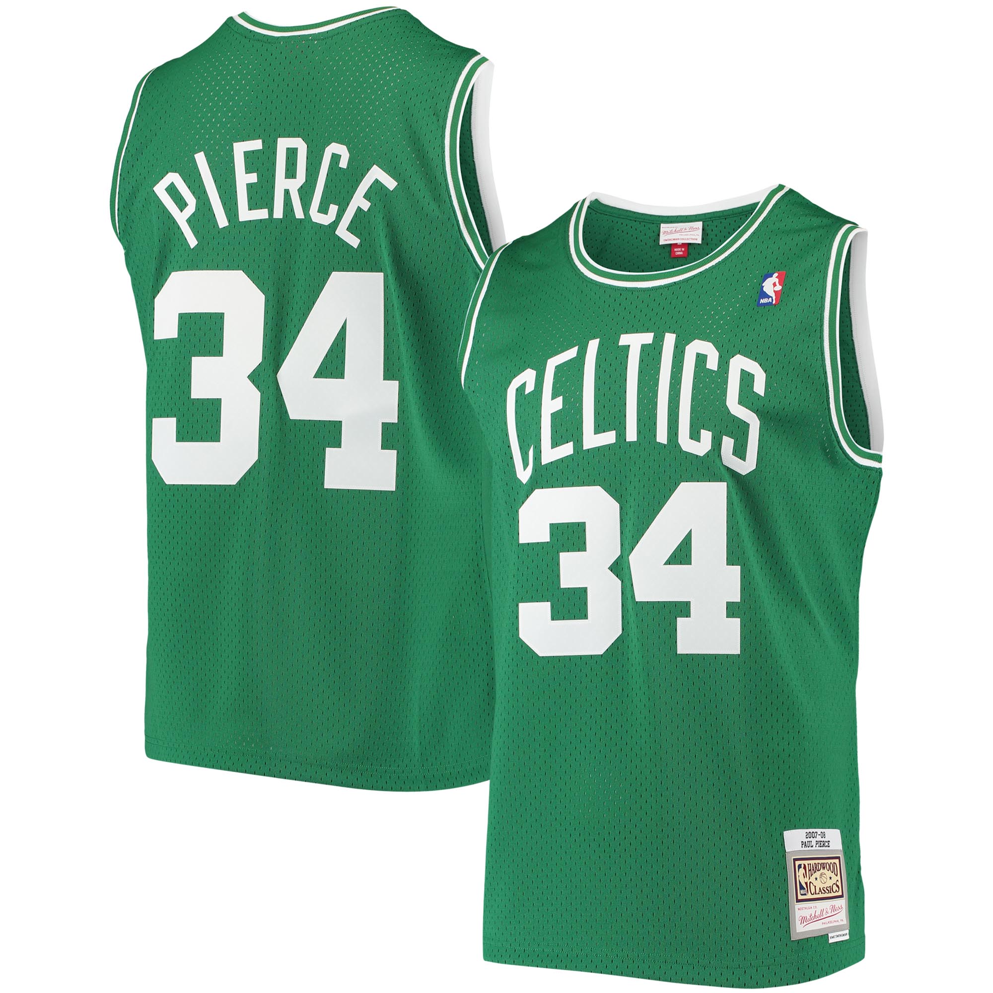 Paul Pierce Boston Celtics Mitchell & Ness Hardwood Classics Swingman Jersey – Kelly Green