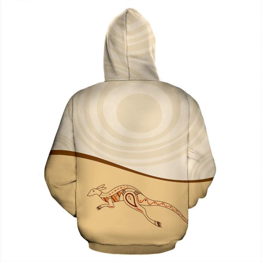 Aussie Kangaroo™ Zip-Up Hoodie-NNK1496