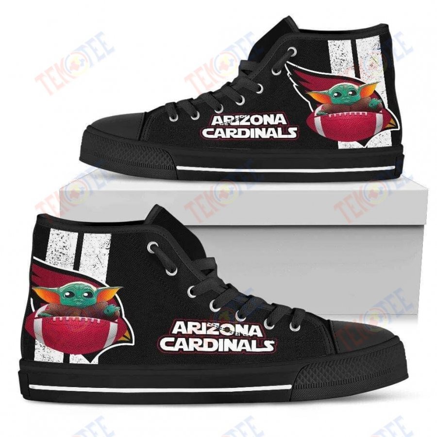 Mens Womens Arizona Cardinals High Top Canvas Shoes Nice And Comfortable TMT764