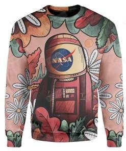 3D Nasa Astronaut Ugly Christmas Sweater, All Over Print Sweatshirt