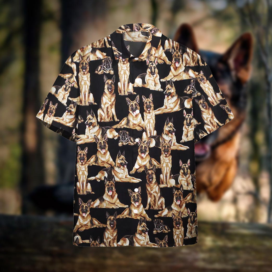 German Shepherd Hawaii Shirt For Men Women Adult Ha66750