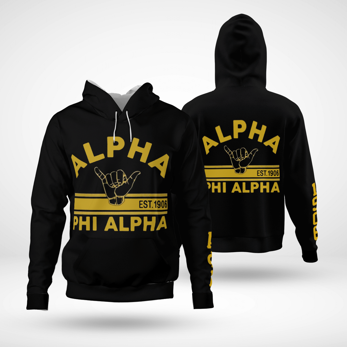 Alpha Phi Alpha Est 1906 Hoodie All Over Print