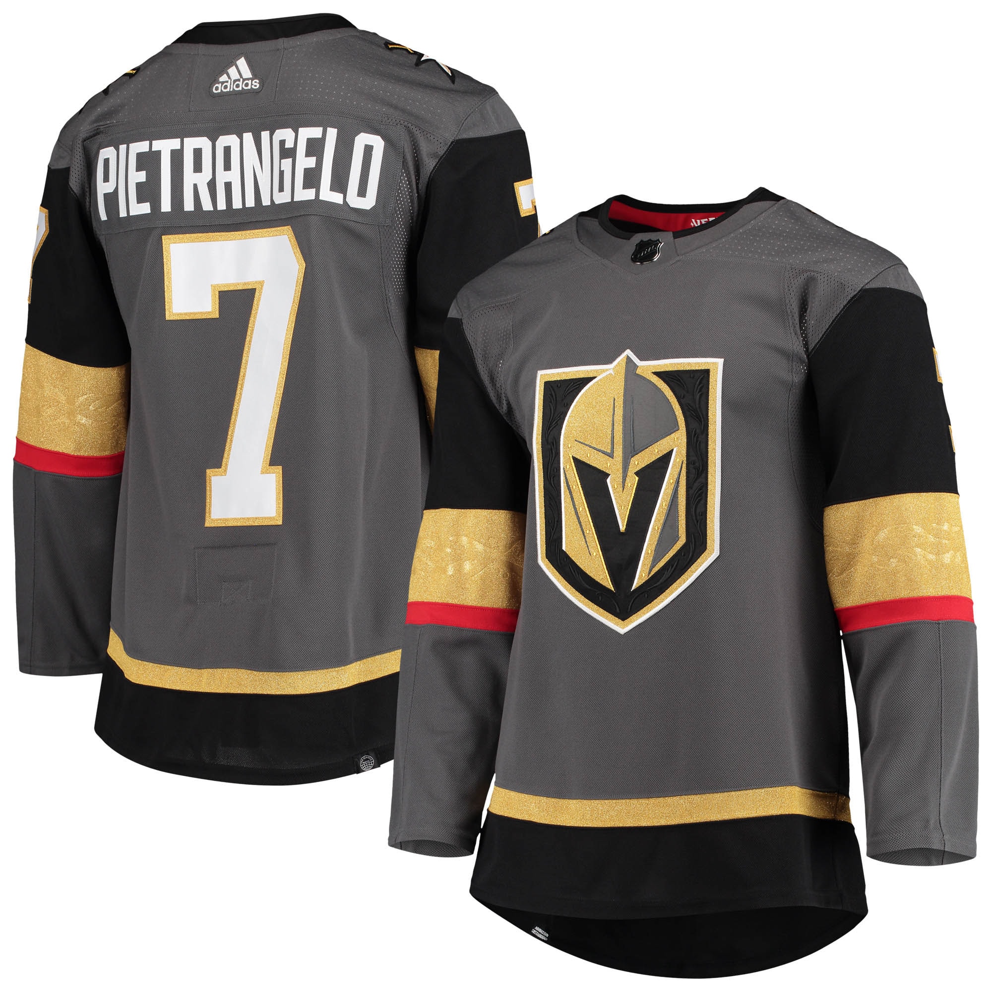 Alex Pietrangelo Vegas Golden Knights Alternate Primegreen Authentic Player Jersey – Gray