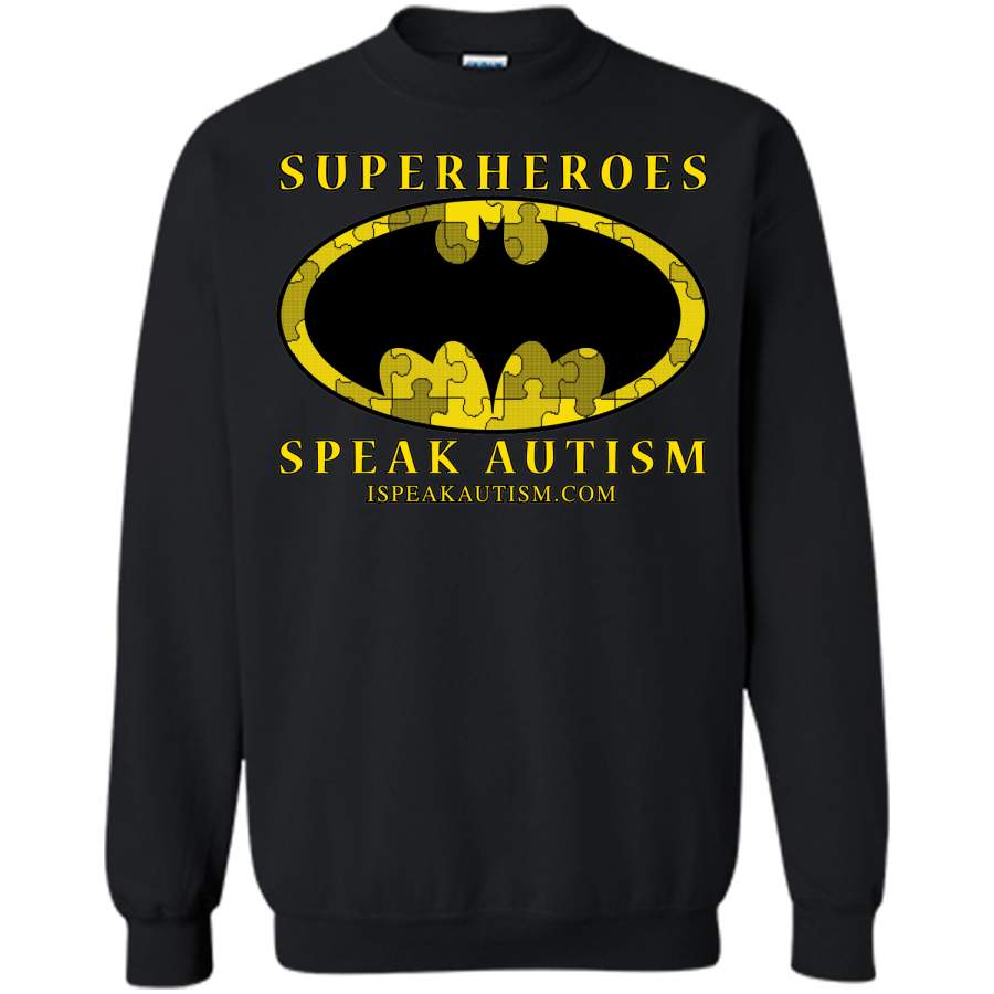 (Batman Edition) Superheroes Speak Autism T-Shirt