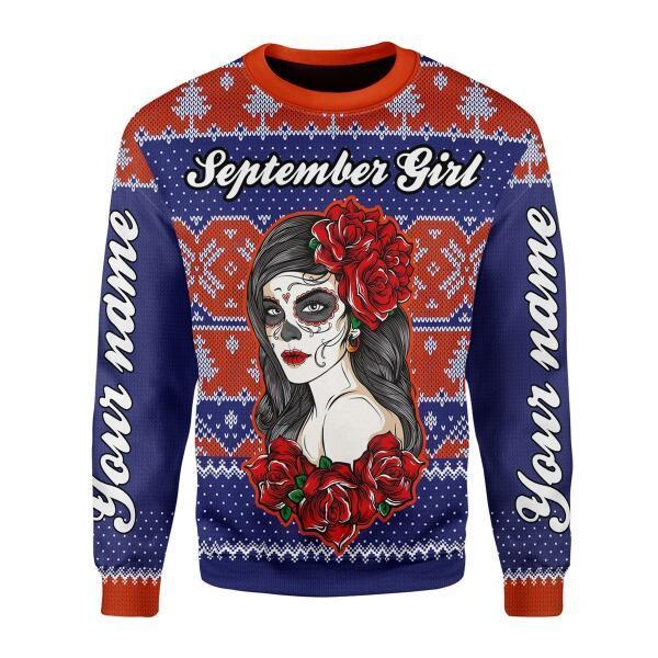 Customspig Personalized Ugly Sweater Girl All Over Printed Copy