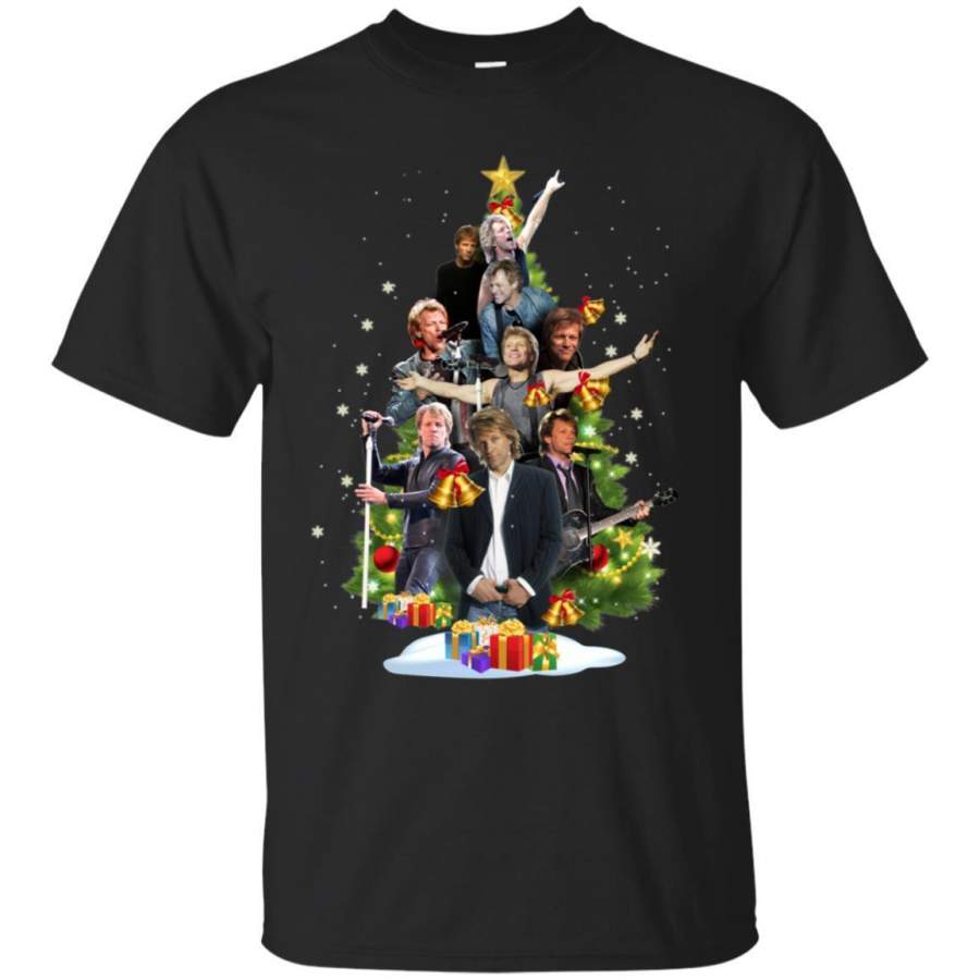 Jon Bon Jovi Christmas Tree T-Shirt