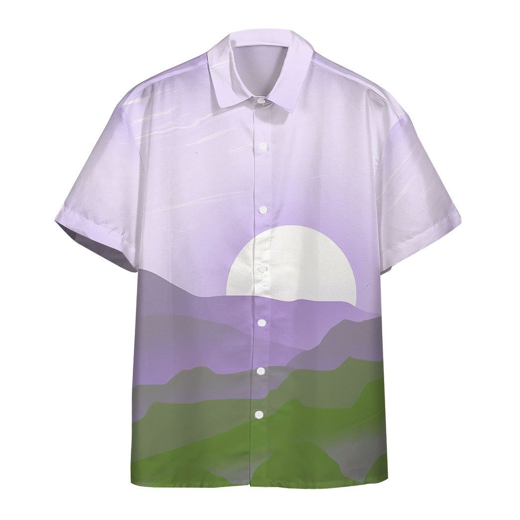 Gearhumans Genderqueer Pride Sunrise Custom Hawaiian Shirt Ha36965