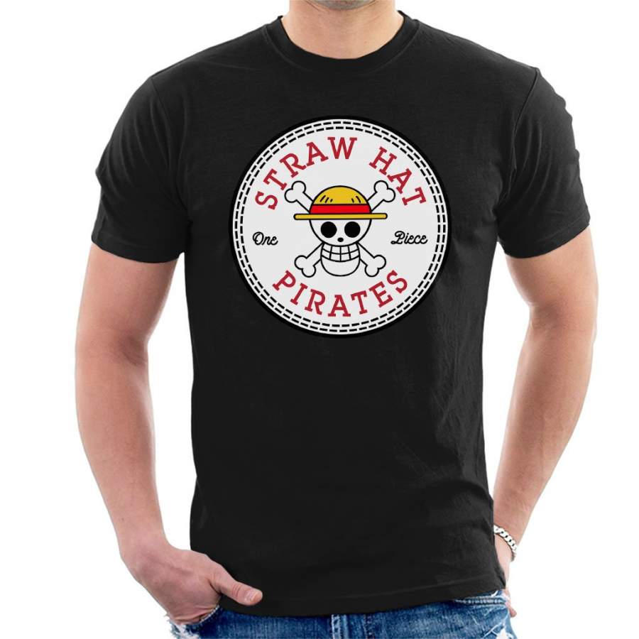 Sraw Hat Pirates One Piece Converse All Star Men’s T-shirt