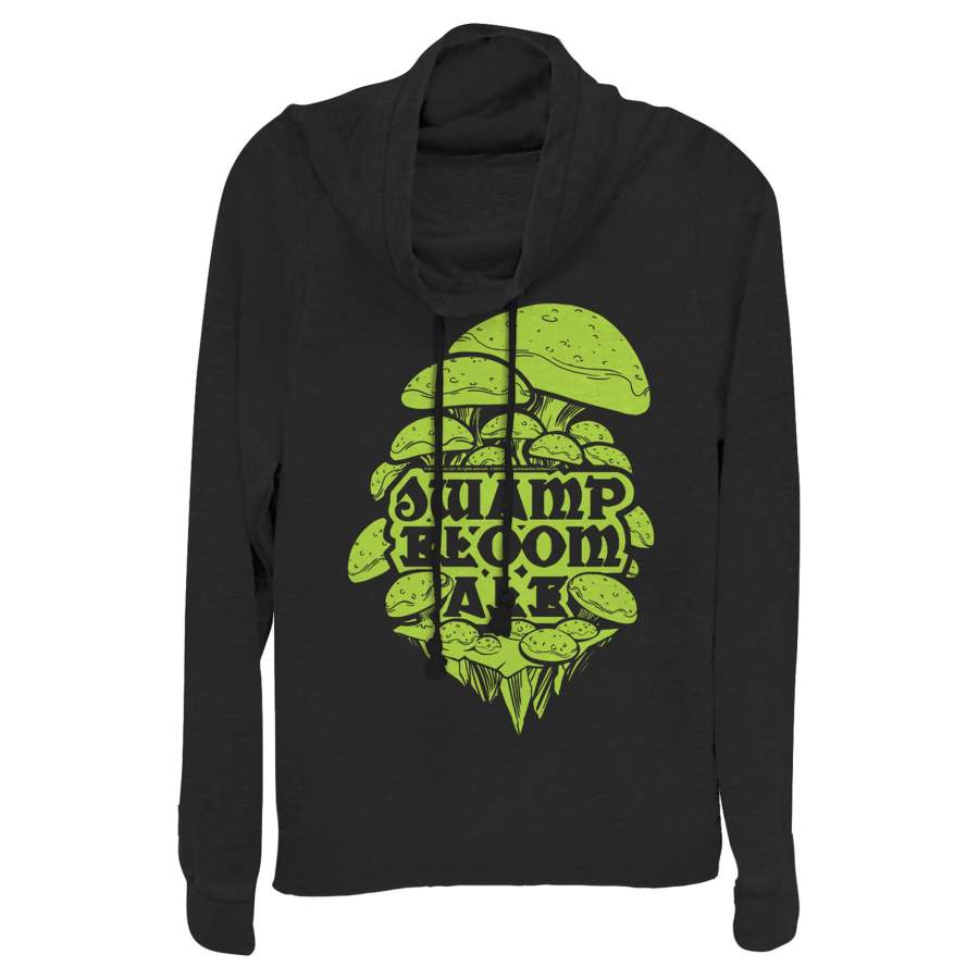 Borderlands 3 Junior’s Swig of Swamp Bloom Ale  Cowl Neck Sweatshirt