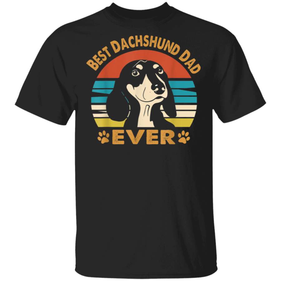 Best Dachshund Dad Ever Gifts TShirt