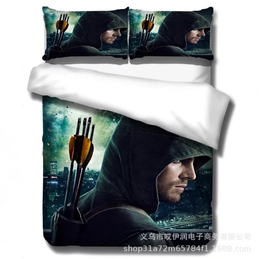 Arrow Oliver Queen 1 Duvet Cover Pillowcase Home Decor 3D Bedding Set Decor 8210