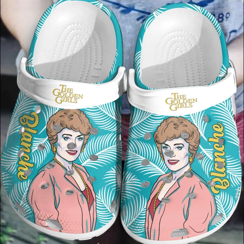 The Golden Girls The Blanche Devereaux Crocs Crocband Clogs Shoes Comfortable For Men Women