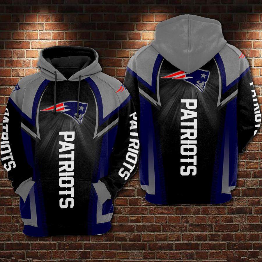 New England Patriots Hoodie 3D Style3562 All Over Printed