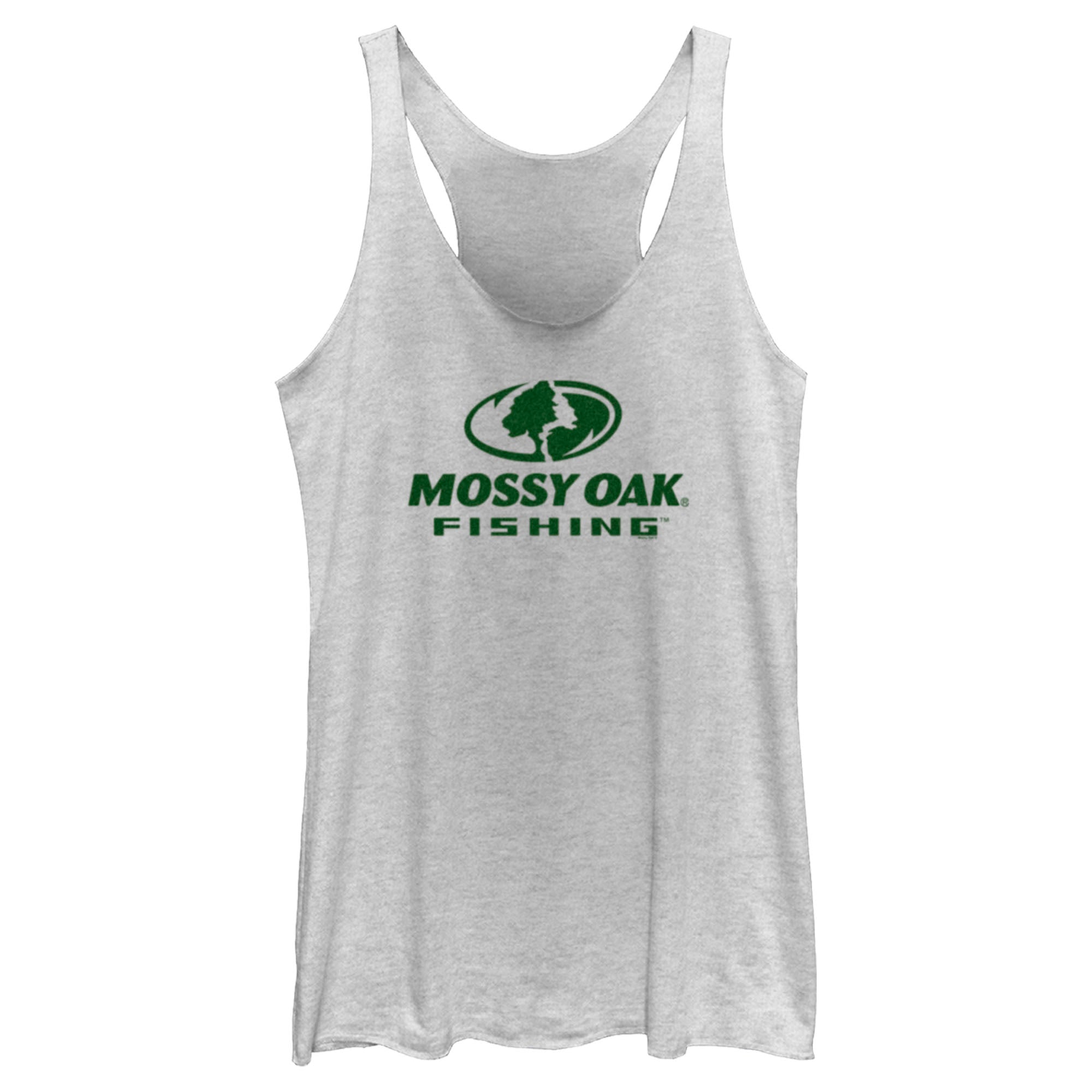 Women’S Mossy Oak Fishing Logo Racerback Tank Top