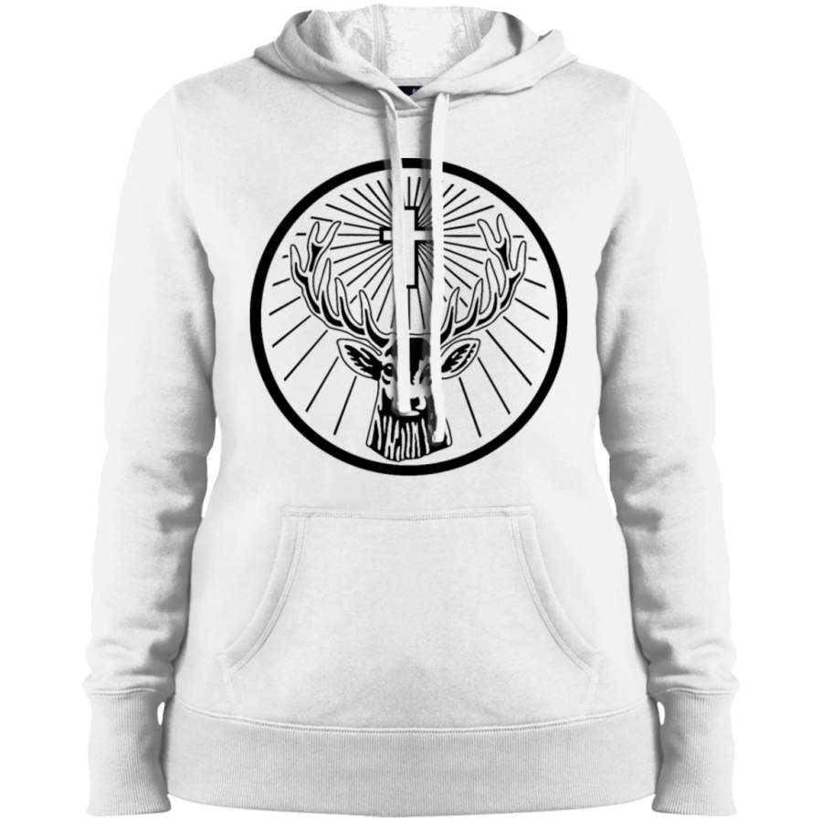 AGR jagermeister-stag- Ladies’ Pullover Hooded Sweatshirt