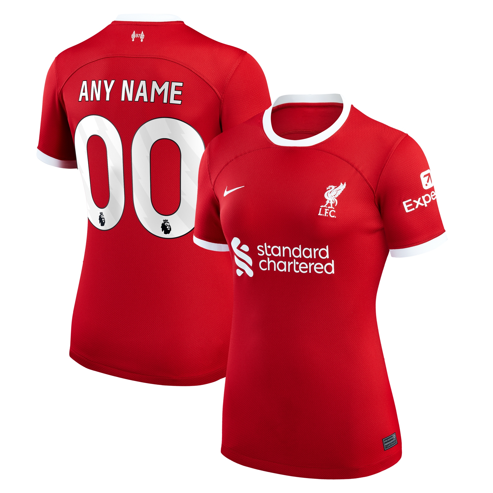 Liverpool Women's 2023/24 Home Replica Custom Jersey – Red