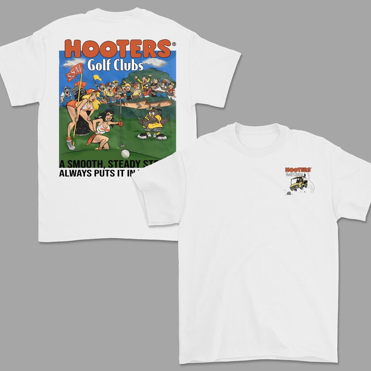 Hooters Golf Club T-Shirt Funny Graphic Tee for Men and Women, Unisex Casual Cotton Shirt for Golf and Hooters Fans, Menswear Tops, Gift For Him
