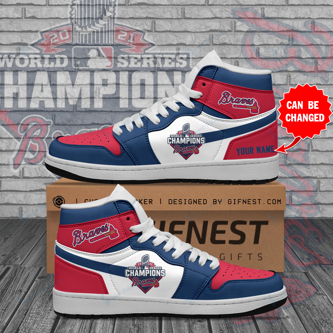 Atlanta Braves Custom Jshoes 82