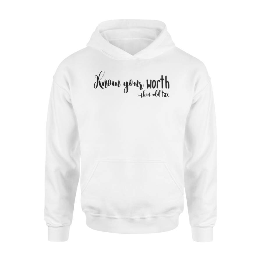 Christian   Faith   Sarcastic Humor Know Your Worth  Hoodie