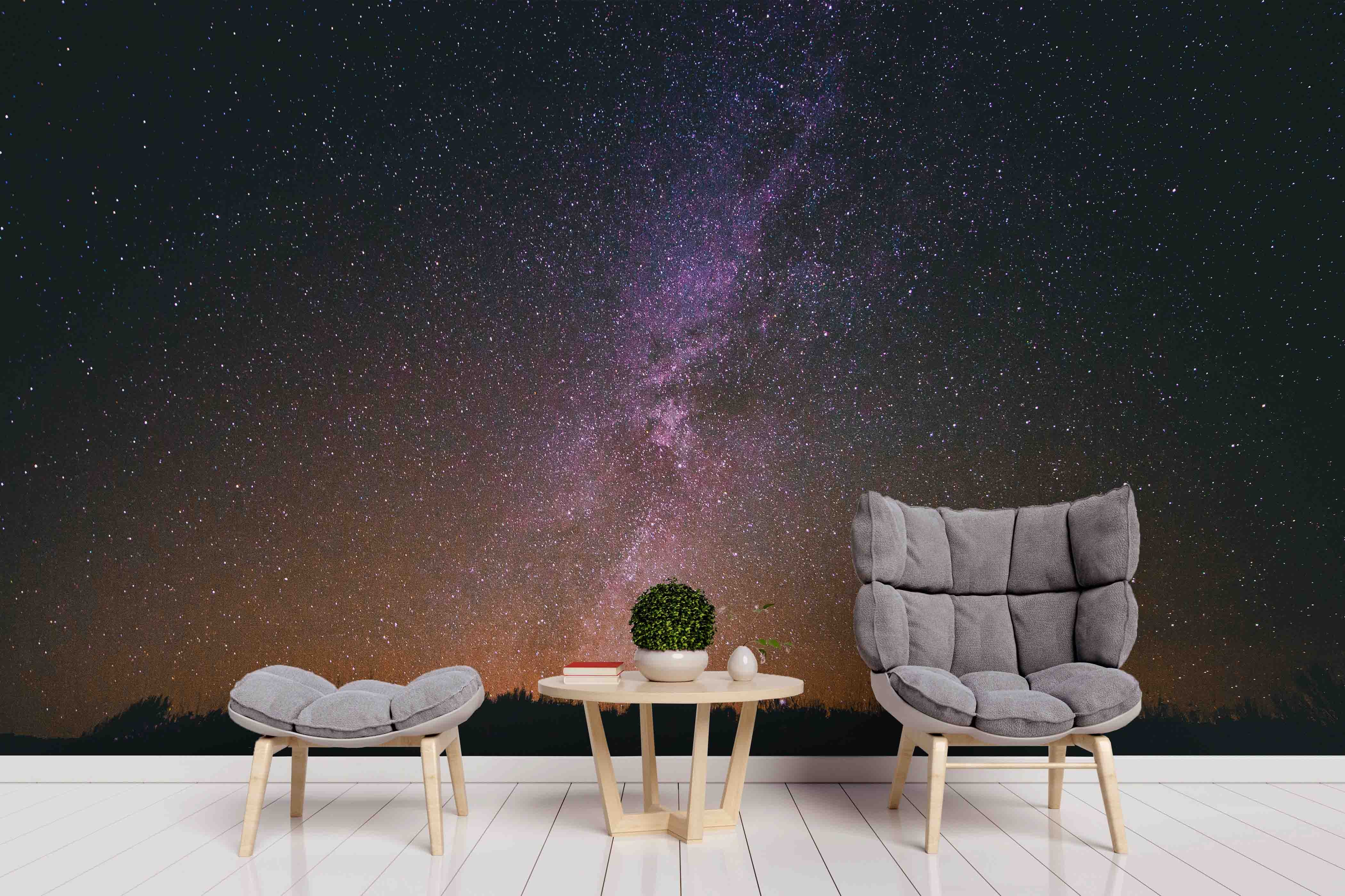 3D Nebula Starry Sky Wall Mural Wallpaper Sww 85