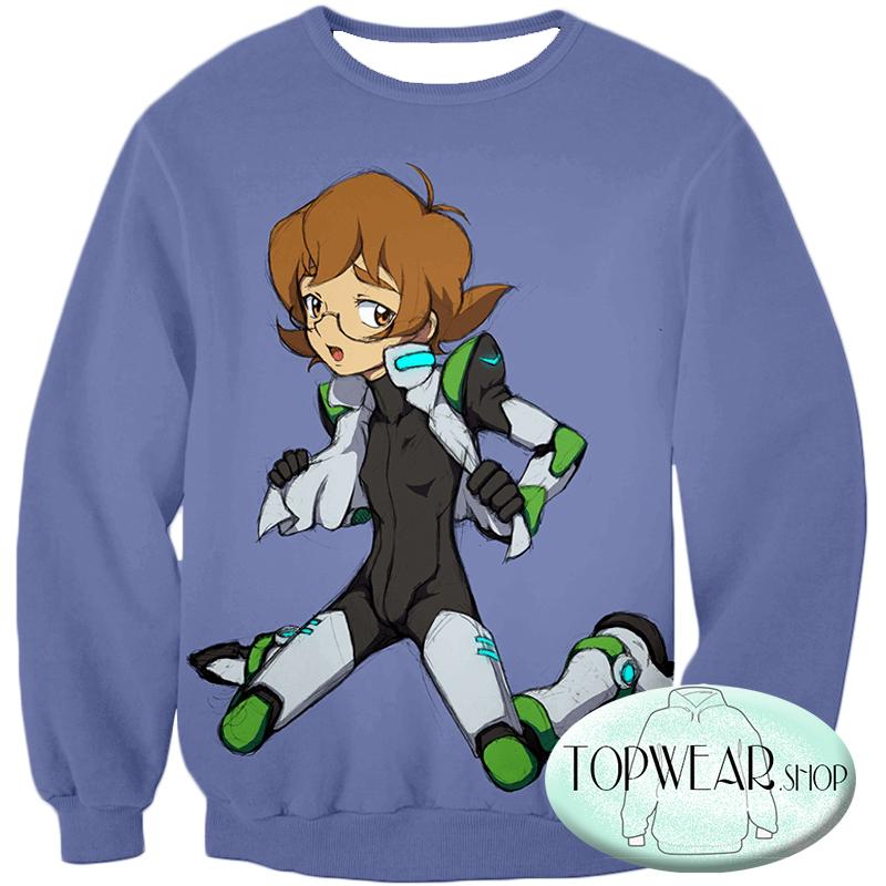 ﻿Voltron: Legendary Defender Sweatshirts – Pidge Lion Paladin Super Cool Sweatshirt