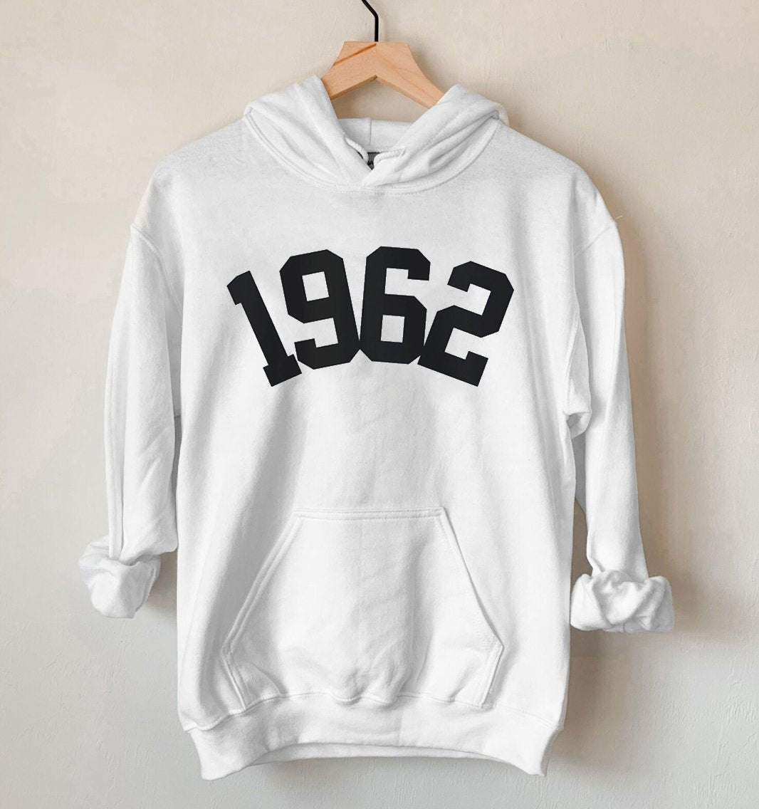 1962 Birthday Year Number Hoodie For Women, Womens 59Th Birthday Gift Hoodie, Cute Birthday Gift, Awesome 59Th, 59Th In 1962 Hoodie For Her