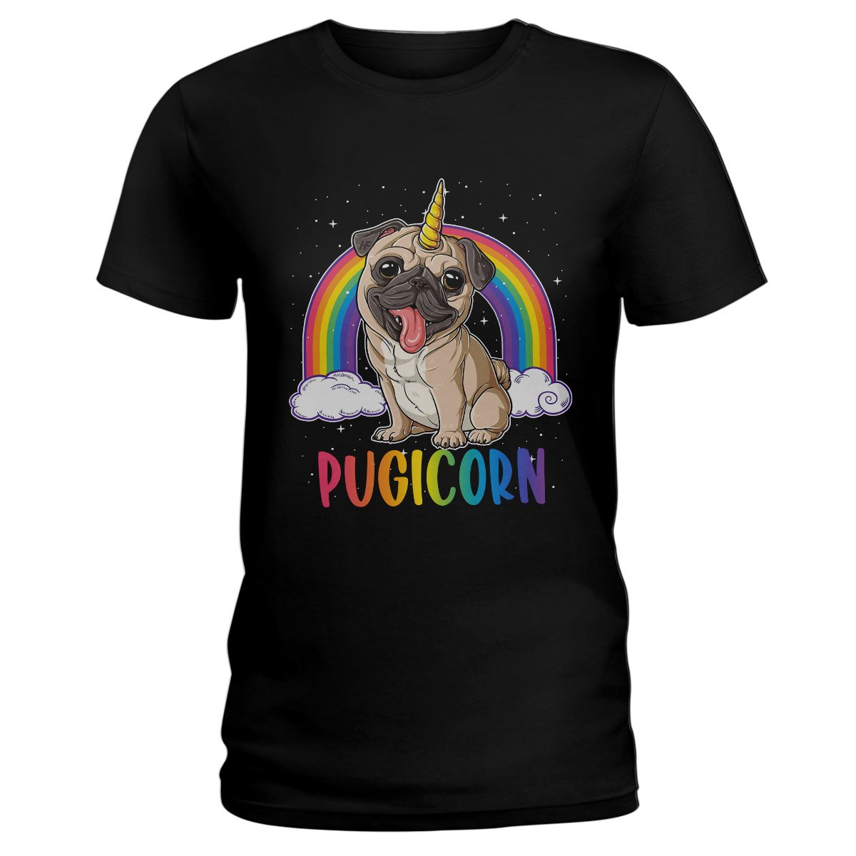 Pug Lovers Shirt 07 Ez01 1009 Ladies T-Shirt