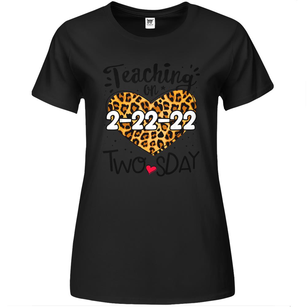 Twosday Tuesday, February 22Nd, 2022 Happy 2Nd Teacher 22222 Premium Womens T Shirts