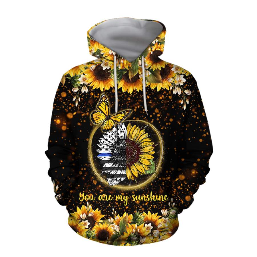 3D All Over Print You Are My Sunshine Hoodie HHT28082005