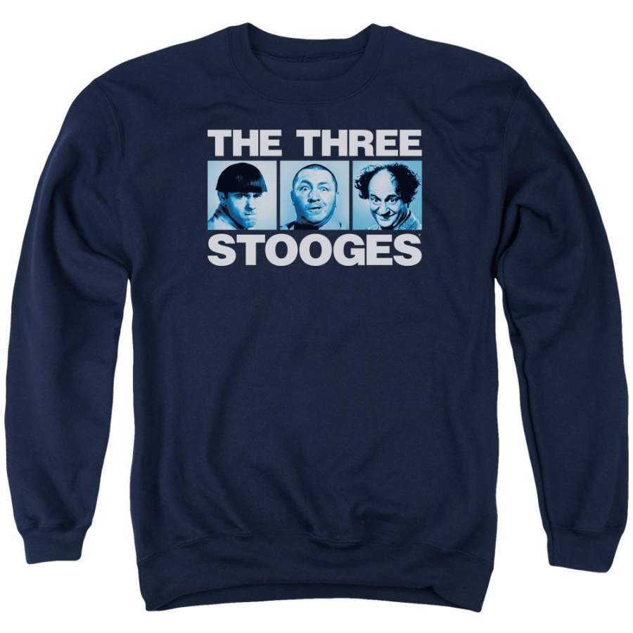 The Three Stooges Three Squares Men’s Crewneck Sweatshirt