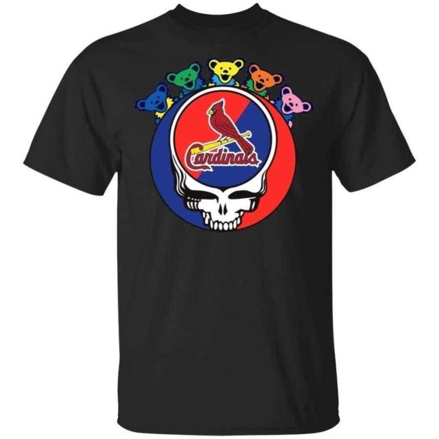 The Grateful Dead Mixed St Louis Cardinals T-Shirt For Fans PT06