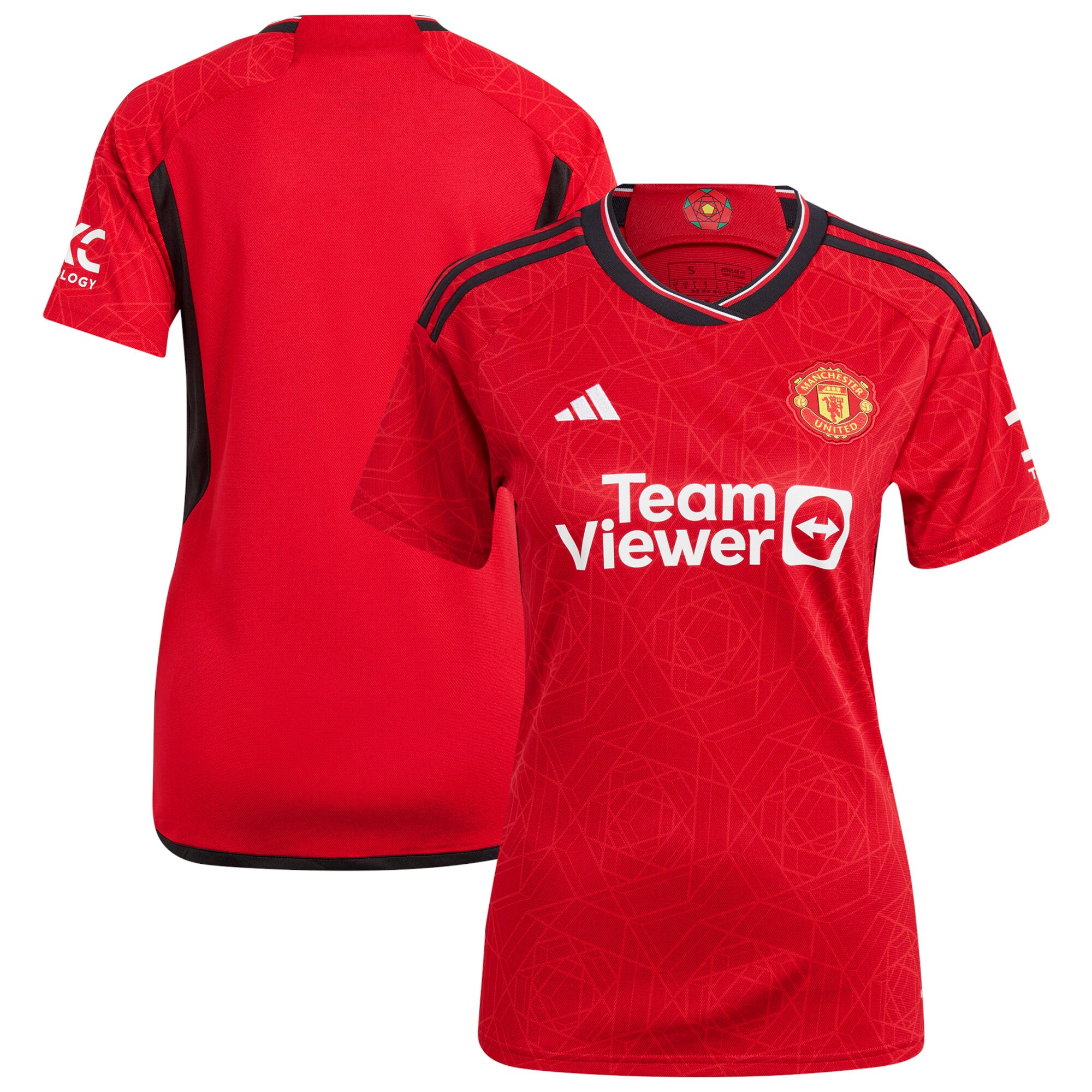 Manchester United Women's 2023/24 Home Replica Jersey – Red