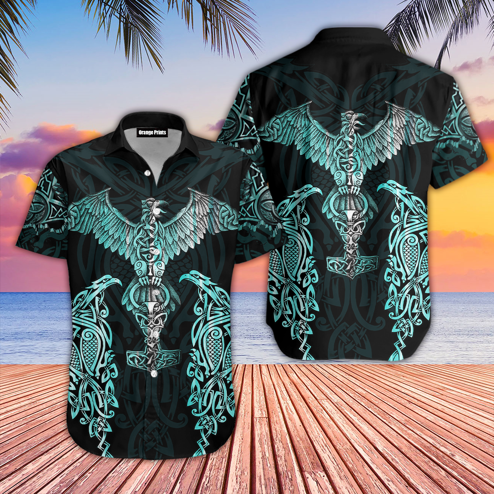 Raven Viking Hawaii Shirt For Men Women Ha50385