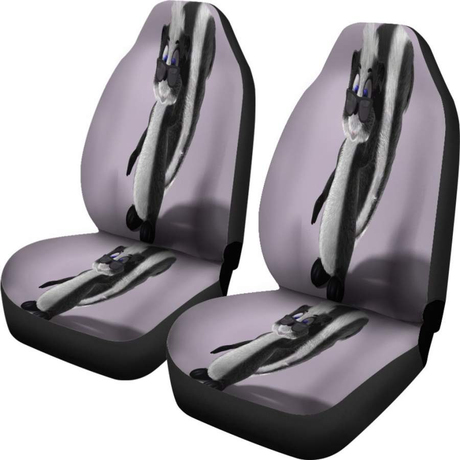 Skunk Cartoon Car Seat Covers